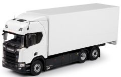 TEK70724 - Camion 6x2 SCANIA R 6x2 porteur caisse rigide blanche