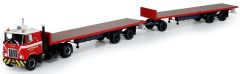 TEK71711 - Camion américain 4x2 MACK F700 avec 2 plateaux aux couleurs transport Sedo