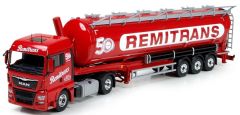 TEK71949 - Camion silo Man TGX Euro 6 XLX aux couleur du tranporteur  REMITRANS