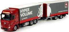 TEK72178 - Camion 6x2 MERCEDES ACTROS poerteu baché et remorque Tautliner aux couleurs des transports Cordier