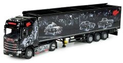 TEK72777 - Camion 4x2 SCANIA S avec semi Cargo Floor décoration Repinski Sin City