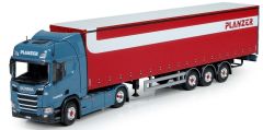 TEK73376 - Camion semi remorque - SCANIA R Highline au couleurs du transporteur PLANZER