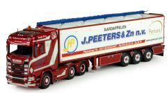 TEK74113 - Camion 6x2 SCANIA S avec semi pour transport de pomme de terre aux couleurs transport J.Peeters