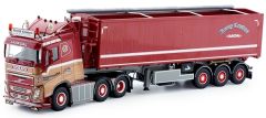 TEK75006 - Camion 6x2 VOLVO FH04 avec semi céréalière 3 essieux aux couleurs des transports Ronny Ceusters