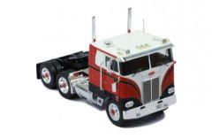 IXOTR097 - Camion solo de 1980 couleur rouge et blanc - PETERBILT 352 PACEMAKER