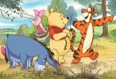 TRF16184 - Puzzle de 100  Pièces Disney du desssin-animé - WINNIE L'OURSON