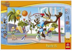 TRF31109 - Puzzle du dessin animé les LONNEY TUNES 15 pièces - Dimensions 25 x 16 cm