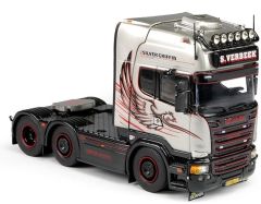 TEK69784 - Camion solo Scania Topline aux couleurs de l'entreprise S. VERBEEK SILVER PASSION