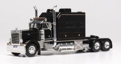 IXO64TR016B - Camion solo de 2002 couleur noir - PETERBILT 379 6x4