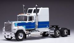 IXOTR165.22 - Camion solo de 1985 couleur bleu et blanc - MACK Superliner Magnum 6x4