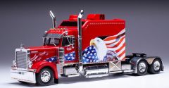IXOTR171.22 - Camion solo de 2002 couleur rouge – PETERBILT 379 custom