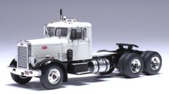 IXO-U64TR003 - Camion solo de 1955 couleur blanc - Edition USA - PETERBILT 281 6x4