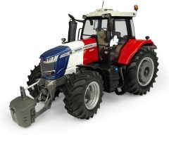 UH5377 - Tracteur MASSEY 7726S Bleu Blanc Rouge SIMA 2019  - 1000 pcs