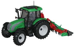 UH7101 - Tracteur VALTRA C équipé de la herse Prosol