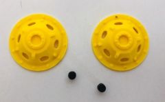 UM184 - Set de 2 voiles de roues pour tracteur John deere 7310R en miniature