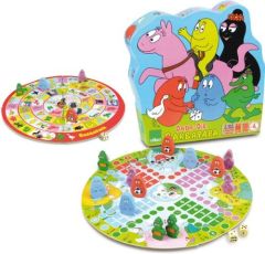 VIL5867 - Coffret de 2 jeux en bois - Jeux de l'oie et Jeu de petits chevaux BARBAPAPA