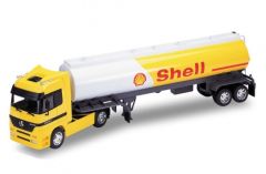 WEL32282S-W - Camion MERCEDES-BENZ Actros jaune avec citerne SHELL