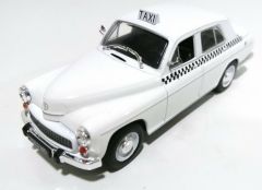 MAGPCWAR203TAXI - Taxi soviétique WARSZAWA 203 de 1962 de couleur blanc vendu en blister