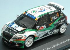 WBXR021 - Voiture de rallye SKODA Fabia S2000 No.3 Ypres 2014 équipage Loix-Gitsels