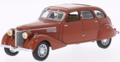 WBX100 - Voiture berline BERLIET 11CV Dauphine de 1939 couleur rouge