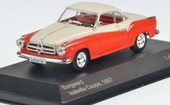 WBX128 - Voiture coupé BORGWARD Isabella de 1957 couleur rouge et blanche