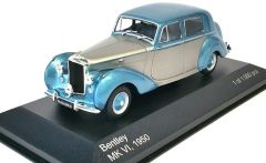 WBX185 - Voiture limousine BENTLEY MK VI RHD de 1950 couleur grise et bleue