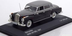 WBX186 - Voiture limousine MERCEDES 300D W189 de 1957 couleur noire et grise