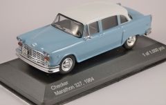 WBX202 - Voiture berline CHECKER Marathon 327 de 1964 couleur bleue à toit blanc