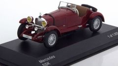 WBX204 - Voiture cabriolet MERCEDES SSK de 1928 couleur rouge