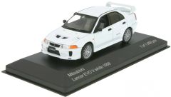 WBX216 - Voiture sportive MITSUBISHI Lancer Evo V RHD de 1998 couleur blanche