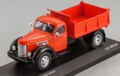 WBX223 - Camion 4x2 benne INTERNATIONAL HARVESTER KB 7 de 1948 couleur rouge