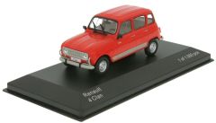 WBX270 - Voiture berline RENAULT 4L Clan couleur rouge de 1978