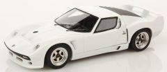 WBX509 - Voiture sportive LAMBORGHINI Miura SVJ Roadster de 1981 couleur blanche