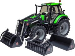 WEI1045 - Tracteur Agrotron 6190 C Shift DEUTZ équipé d'un chargeur avec divers godets