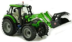 WEI1046 - Tracteur Agrotron 6190 TTV DEUTZ équipé d'un relevage avant et un chargeur et 3 godets