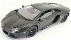 WEL18041W - Voiture sportive LAMBORGHINI Aventador LP700-4 de 2011 de couleur noire/gris