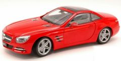 WEL18046W - Voiture sportive MERCEDES SL500 de 2012 de couleur rouge