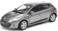 WELL24006W - Voiture berline RENAULT Megane de 2009 de couleur grise