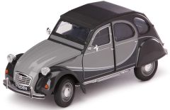 WEL24009WB - Voiture CITROEN 2CV Charleston de couleur grise