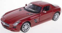 WEL24025W - Voiture sportive MERCEDES SLG AMG 6.3 de 2010 de couleur bordeau