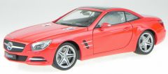 WEL24041WB - Voiture coupé sportif MERCEDES SL500 de 2012 de couleur rouge