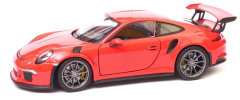 WEL24080W - Voiture sportive PORSCHE 911 GT3 RS de 2016 de couleur orange foncé