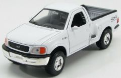 WEL29391WB - Voiture 4x4 FORD F-150 Regular flareside pick-up de 1998 de couleur blanc