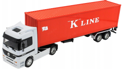 WEL32281K-W - Camion 4x2 MERCEDES Actros avec avec semi porte container 2 esieux aux couleurs K-Line