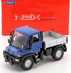 WEL32380CWBL - MERCEDES UNIMOG U400 à benne basculante de couleur bleu