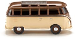 WIK031705 - Mini bus Volkswagen T1 Samba de couleur marron et beige