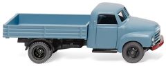 WIK035201 - Camion porteur plateau - OPEL Blitz de couleur Bleu