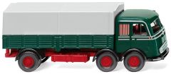 WIK042901 - Camion plateau porteur - MERCEDES LP 33 de couleur vert