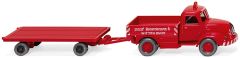 WIK049202 - Camion porteur avec remorque plateau - MAGIRUS S3500 aux couleurs ROSENKRANZ