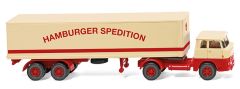 WIK051319 - Camion 4x2 HS 14/16 HENSCHEL avec semi 2 essieux Hamburger Spedition